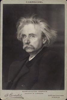 Edvard Grieg, Norwegian composer and pianist, late 19th or early 20th century. Artist: Charles Gerschel