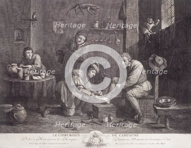 'Le Chirugien de Campagne' ('The Country Surgeon'), c1747.  Artist: Thomas Major