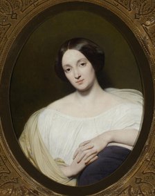 Portrait of Countess Katarzyna Potocka (1825-1907), née Branicka, 1850. Creator: Scheffer, Ary (1795-1858).