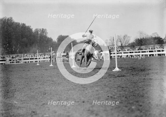 Horse Shows - Hugh Leagare, 1911. Creator: Harris & Ewing.