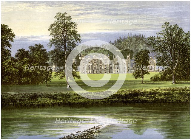 Abbotsford, Roxburghshire, Scotland, home of the Scott family, c1880. Artist: Unknown