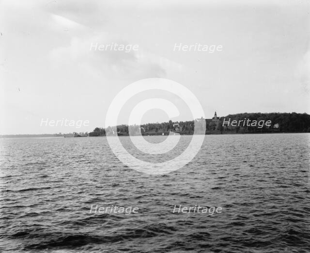 Chautauqua Lake and point, between 1880 and 1897. Creator: William H. Jackson.