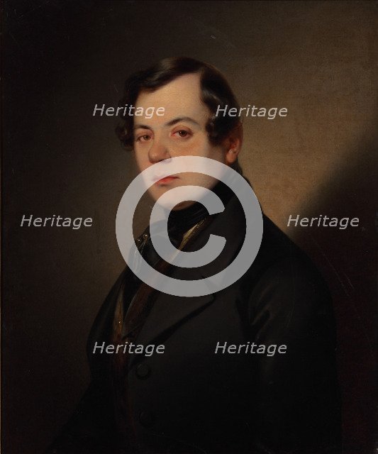 Portrait of the poet Vladimir Grigoryevich Benediktov (1807-1873), Early 1840s.