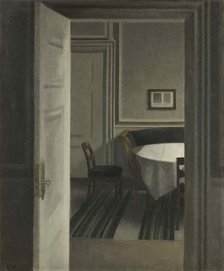 Interior, Strandgade 30, 1904. Creator: Hammershøi, Vilhelm (1864-1916).