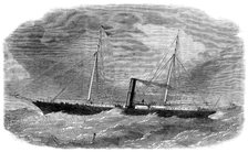 Dudgeon's new double-screw iron steam-ship Flora, 1862. Creator: Unknown.