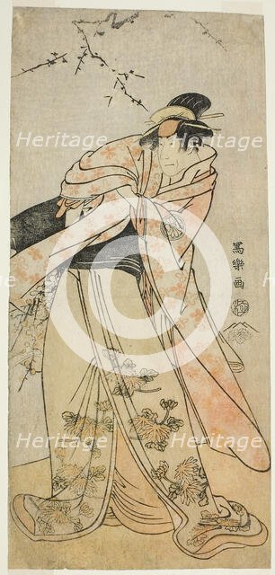 The Actor Segawa Kikunojo III as Shirabyoshi Hisakata of Miyako Kujo (Sandai-me..., 1794 (Kansei 6). Creator: Toshusai Sharaku.