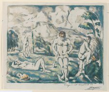 Bathers, 1890–1900. Creator: Paul Cezanne.