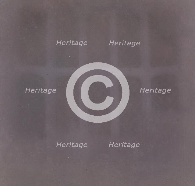 [The Oriel Window, South Gallery, Lacock Abbey], probably 1835. Creator: William Henry Fox Talbot.