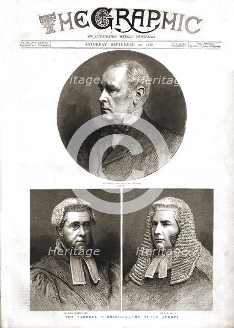 ''The Graphic, Front Cover Saturday September 22nd. 1888', 1888. Creator: Unknown.