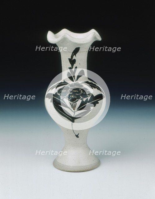 Cizhou stoneware vase, late Northern Song dynasty, China, early 12th century. Artist: Unknown