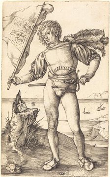Standard Bearer, c. 1502/1503. Creator: Albrecht Durer.