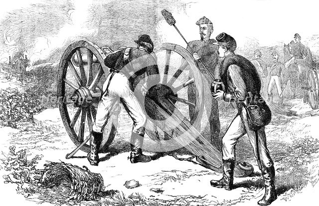 The battle of Chancellorsville, Virginia, American Civil War, 1863 (c1880). Artist: Unknown