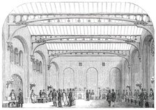 Interior of the New Corn Exchange, Nottingham, 1850. Creator: Unknown.