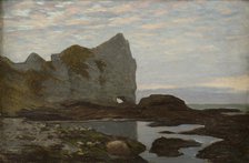 Étretat, ca 1864. Creator: Monet, Claude (1840-1926).