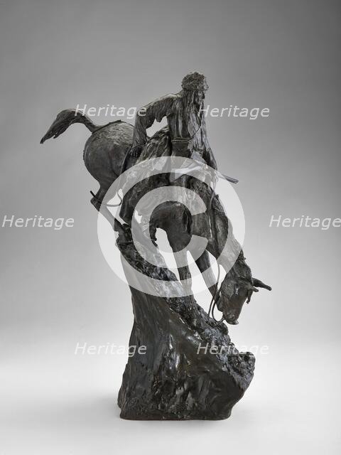 The Mountain Man, 1903. Creators: Frederic Remington, Roman Bronze Works.
