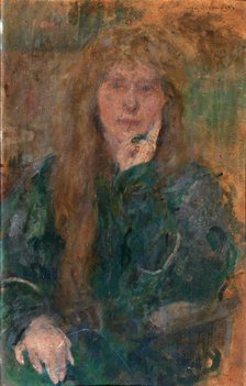Natalie Barney, ca. 1900. Creator: Olga Boznanska.