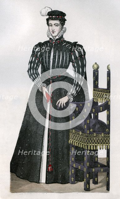 Mary Stuart, Queen Consort of Francis II of France, c1560 (1882-1884). Artist: Unknown