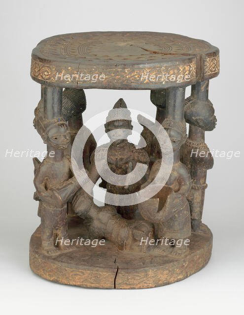 Altar Stool, Nigeria, Mid-/late 19th century. Creator: Unknown.