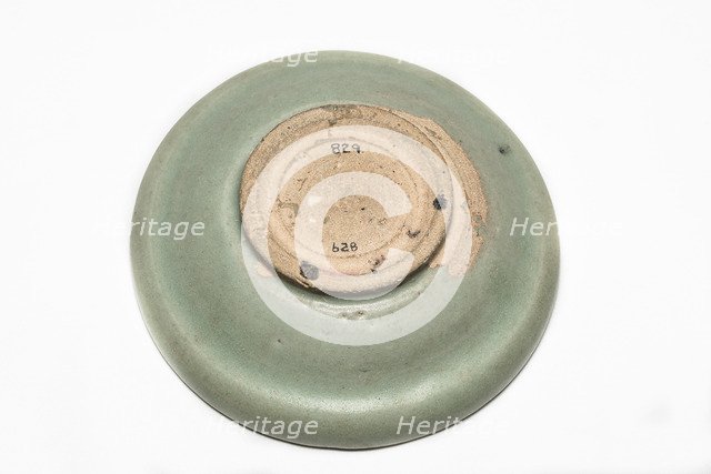 Celadon saucer, 15th century. Artist: Unknown.