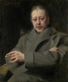 Portrait Study of a Man, 1901. Creator: Anders Leonard Zorn.