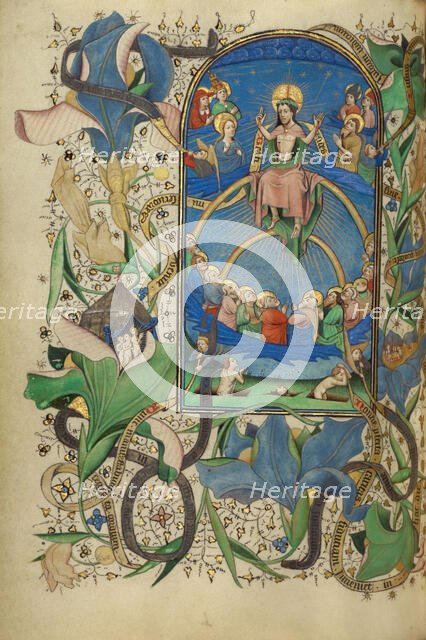 The Last Judgment; Book of Hours, about 1450-1455. Creator: Master of Guillebert de Mets.