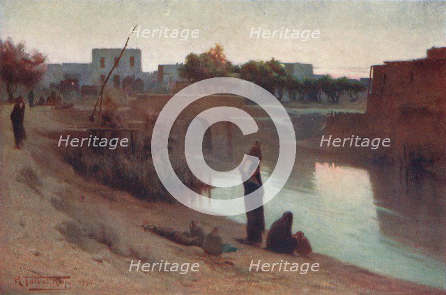 'Evening at Fakus', c1880, (1904). Artist: Robert George Talbot Kelly.