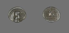 Drachm (Coin) Portraying King Gotarzes II, 40-51. Creator: Unknown.