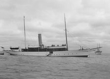 The steam yacht 'Lady Calista'. Creator: Kirk & Sons of Cowes.