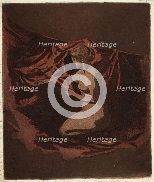 Embers Glow, 1890-97. Creator: Theodore Roussel.