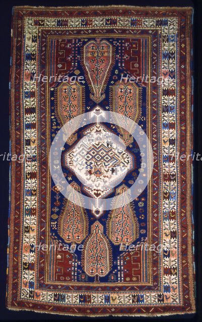 Rug, Caucasus, 1875/1900. Creator: Unknown.