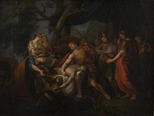 Achilles Lamenting the Death of Patroclus, c1800. Creator: Unknown.