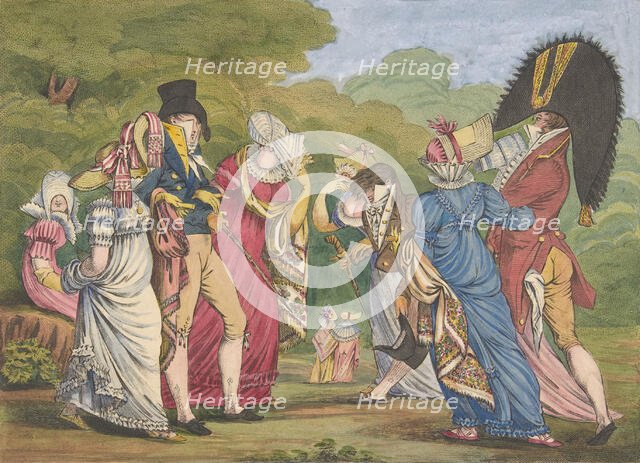 Les Invisibles (The Invisible Ones), 1810. Creator: William Brocas.