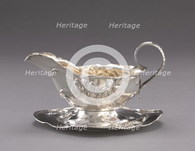 Sauce Boats and Trays, c. 1890. Creator: Barbour Silver Company (American); William Christmas Codman (British, 1839-1921), attributed to.