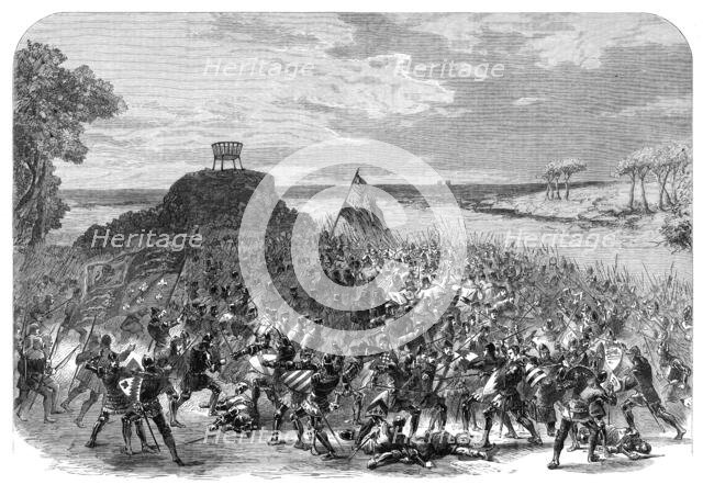 The Shakspeare Commemoration: scene from..."King Henry IV.", Part I, played at Drury Lane..., 1864. Creator: Unknown.