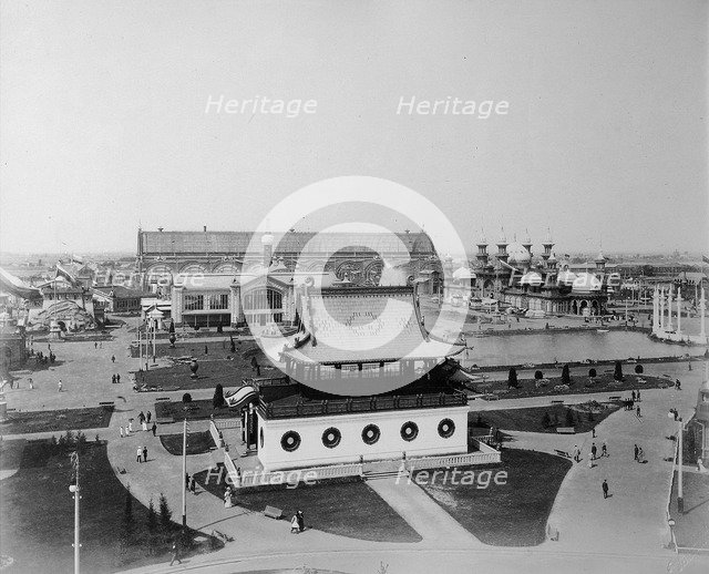 General view, the All-Russia Exhibition, Nizhny Novgorod, Russia, 1896.  Artist: Maxim Dmitriev