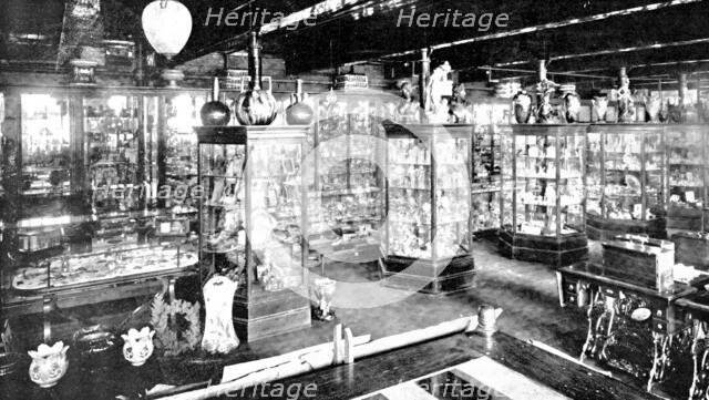 Wrought by the Silversmith: in the Silver Show Room, 1909. Creator: Unknown.