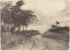 The Road (La route), c. 1878/1880. Creator: Edgar Degas.