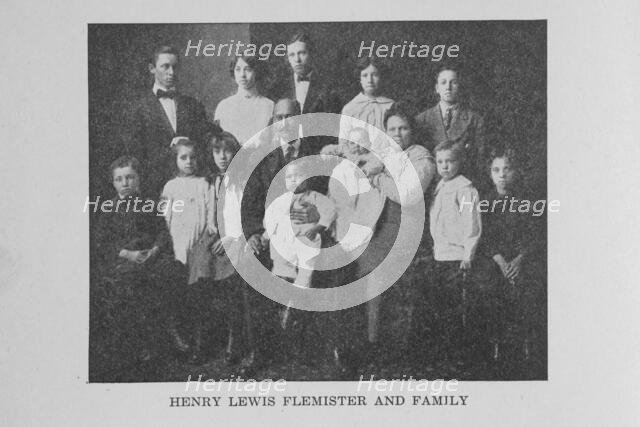 Henry Lewis Flemister and family, 1917. Creator: Unknown.