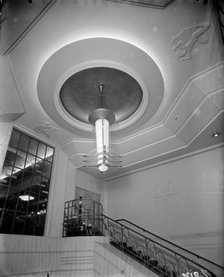 Light fitting at the Odeon, Leicester Square, London, 1937. Artist: J Maltby