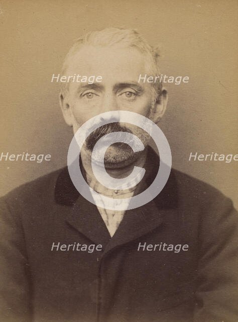 Dejernier (ou Degernier). Edouard. 45 ans, né à Gand (Belgique). Tailleur d'habits. Anarch..., 1894. Creator: Alphonse Bertillon.