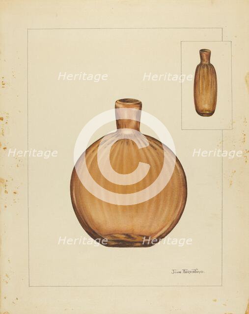 Flask, 1935/1942. Creator: John Tarantino.