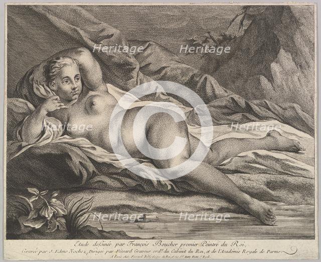 Study of a Reclining Nude. Creator: Jean Edme Nochez.