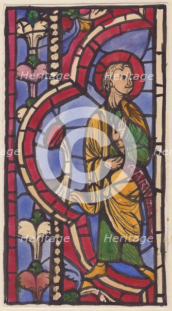 Stained glass window, 1951. Creator: Shirley Markham.