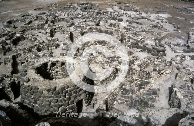 Su Nuraxi di Barumini, Sardinia, Bronze Age, 18th century BC-2nd century AD, (2000). Creator: LTL.
