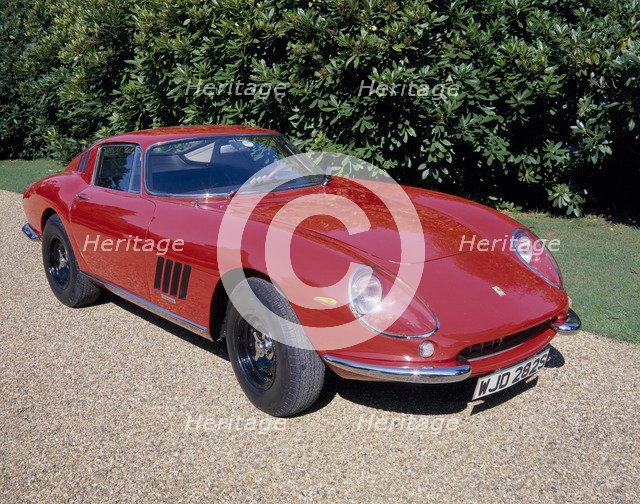 A 1966 Ferrari 275 GTB. Artist: Unknown