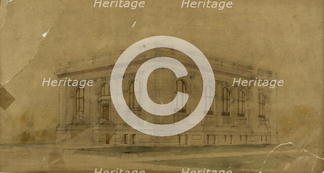 Colorado Springs Public Springs, Colorado, Perspective, c. 1903. Creator: Peter Joseph Weber.