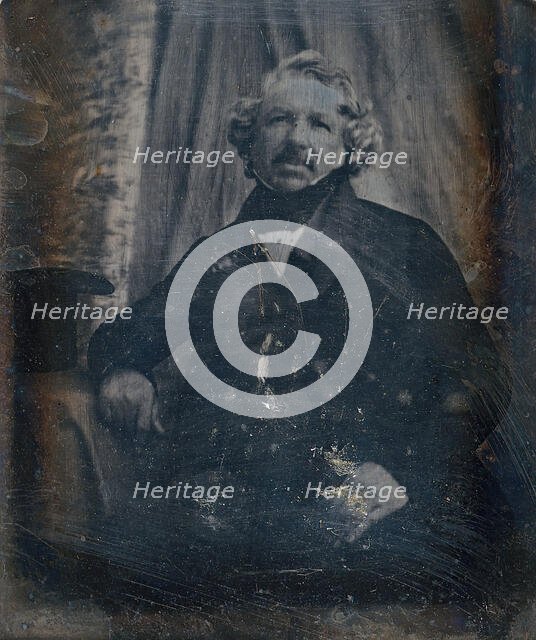Louis-Jacques-Mandé Daguerre, ca. 1844. Creator: Unknown.