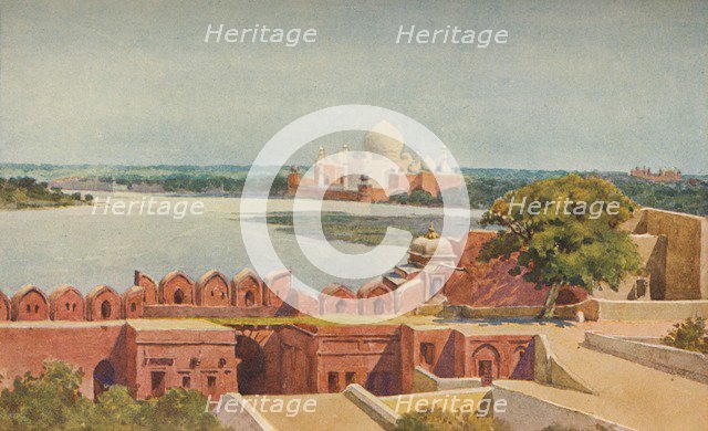 'The Taj from the Fort, Agra', c1880 (1905). Creator: Alexander Henry Hallam Murray.