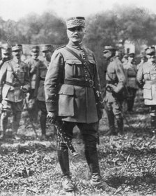 Ferdinand Foch, French general and Allied Supreme Commander in World War I, 1918. Artist: Unknown