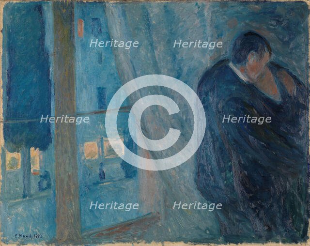 The Kiss, 1892. Creator: Munch, Edvard (1863-1944).